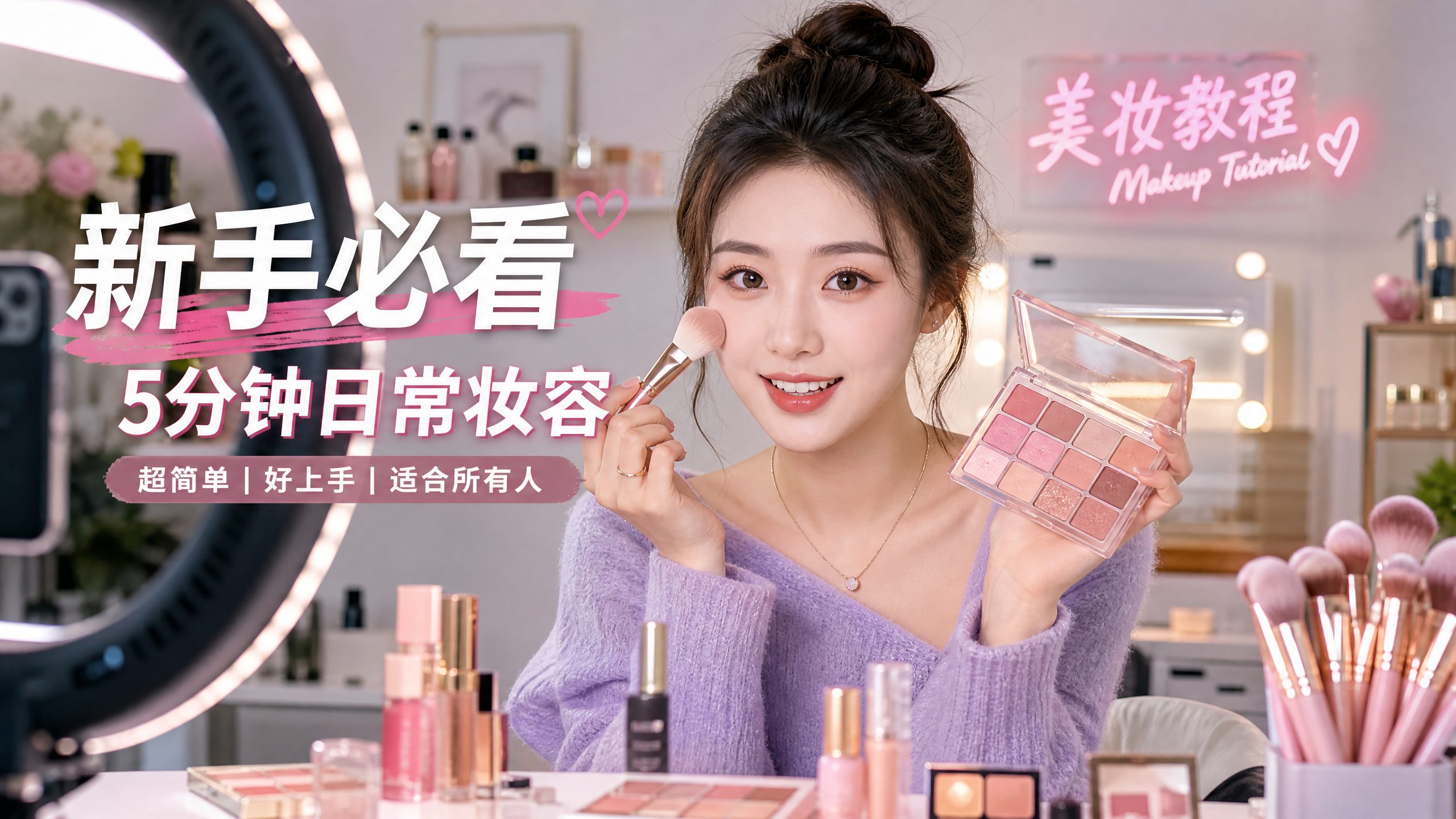 溏心美妆视频教程